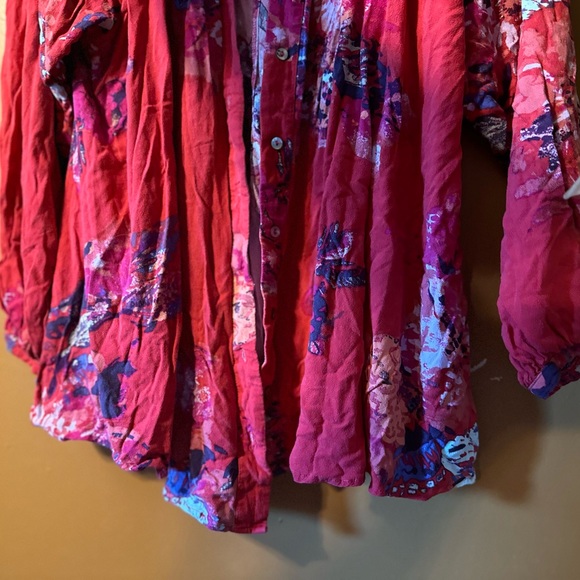 floral flowy blouse - Picture 4 of 8